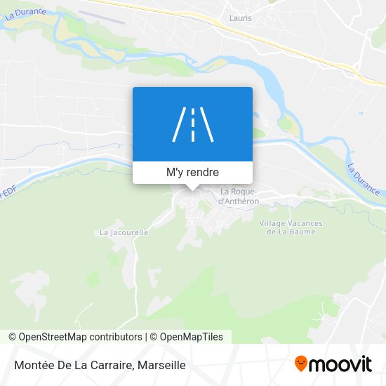 Montée De La Carraire plan