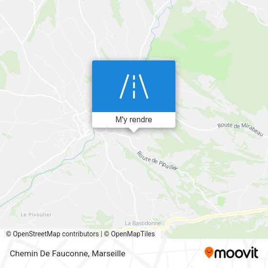 Chemin De Fauconne plan