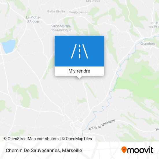 Chemin De Sauvecannes plan