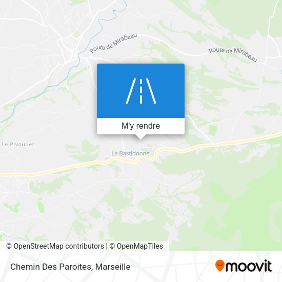 Chemin Des Paroites plan
