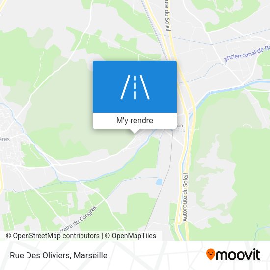 Rue Des Oliviers plan