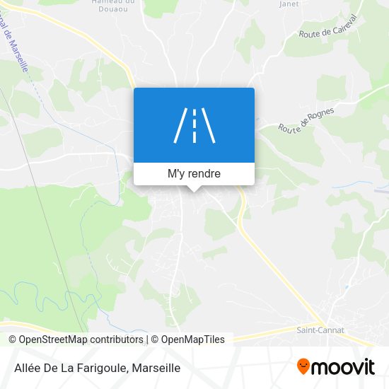 Allée De La Farigoule plan