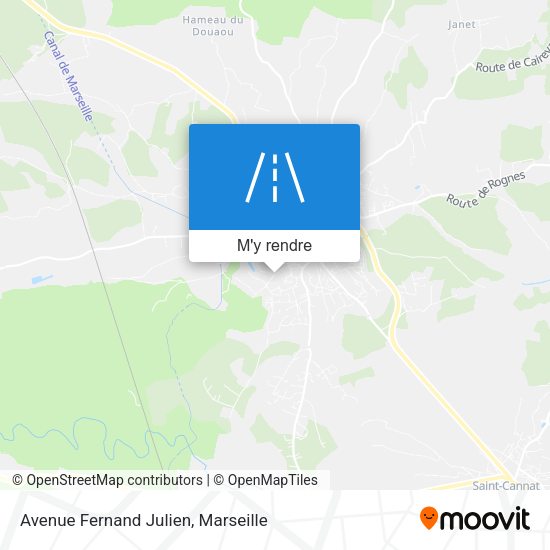 Avenue Fernand Julien plan