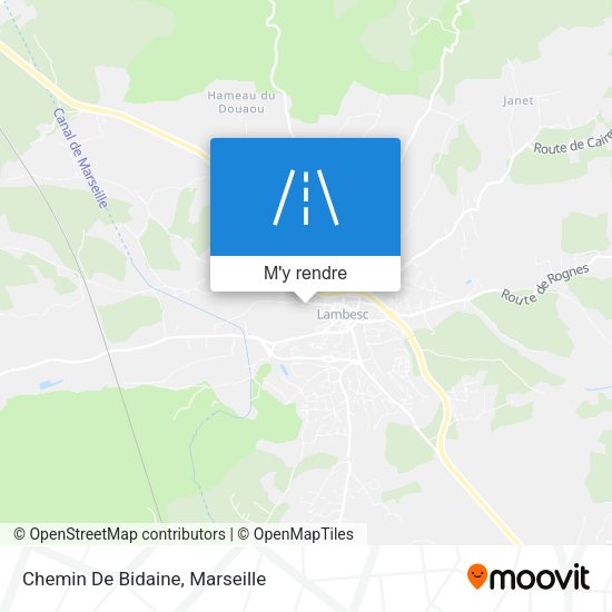 Chemin De Bidaine plan