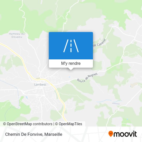 Chemin De Fonvive plan
