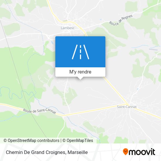 Chemin De Grand Croignes plan