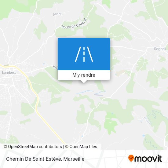 Chemin De Saint-Estève plan