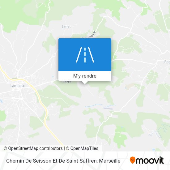 Chemin De Seisson Et De Saint-Suffren plan