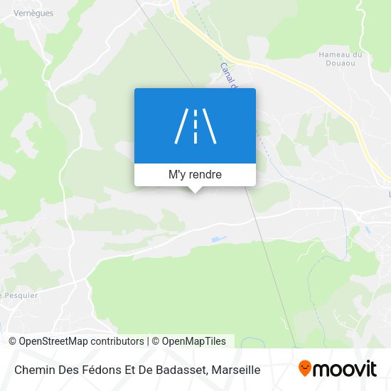 Chemin Des Fédons Et De Badasset plan
