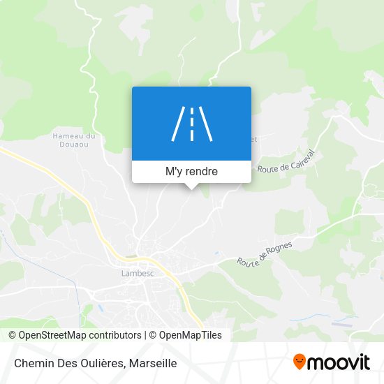 Chemin Des Oulières plan