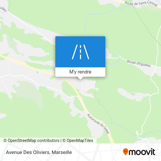 Avenue Des Oliviers plan