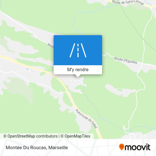 Montée Du Roucas plan