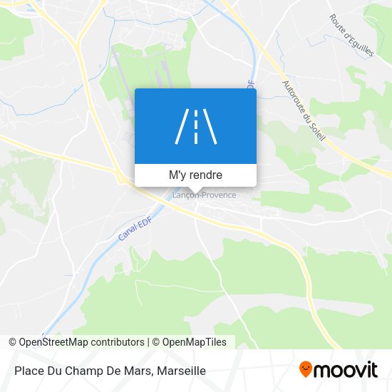 Place Du Champ De Mars plan