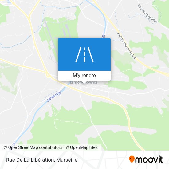 Rue De La Libération plan