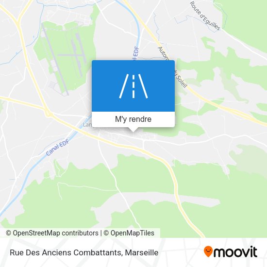 Rue Des Anciens Combattants plan