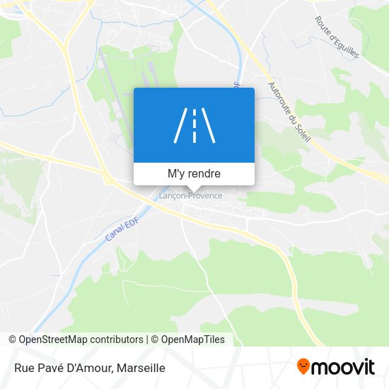 Rue Pavé D'Amour plan
