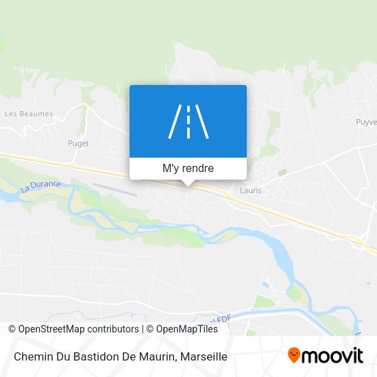 Chemin Du Bastidon De Maurin plan