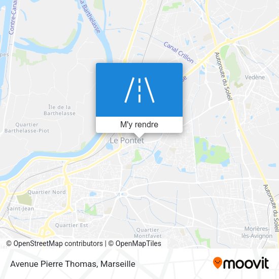 Avenue Pierre Thomas plan