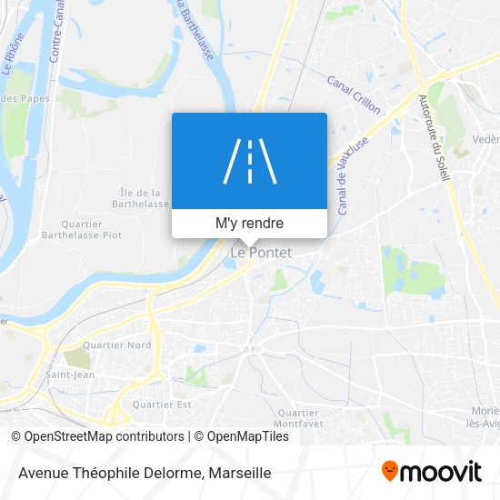 Avenue Théophile Delorme plan