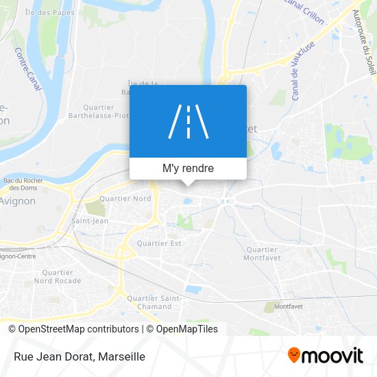 Rue Jean Dorat plan
