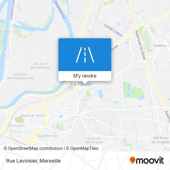 Rue Lavoisier plan
