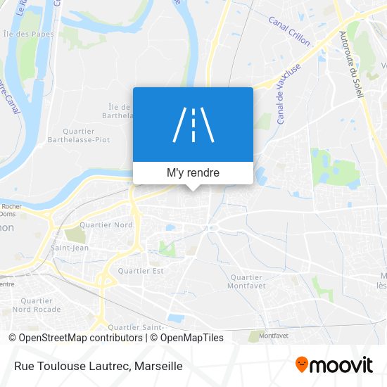 Rue Toulouse Lautrec plan