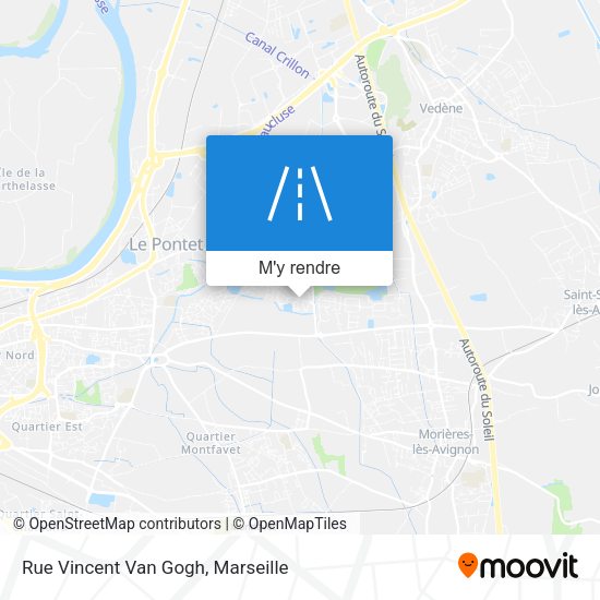 Rue Vincent Van Gogh plan