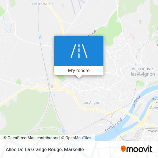 Allée De La Grange Rouge plan