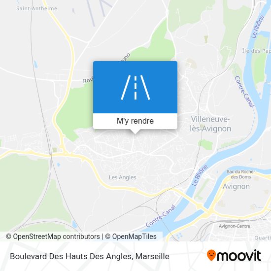 Boulevard Des Hauts Des Angles plan