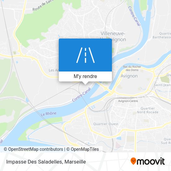Impasse Des Saladelles plan