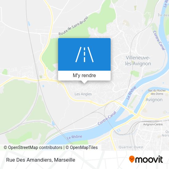 Rue Des Amandiers plan