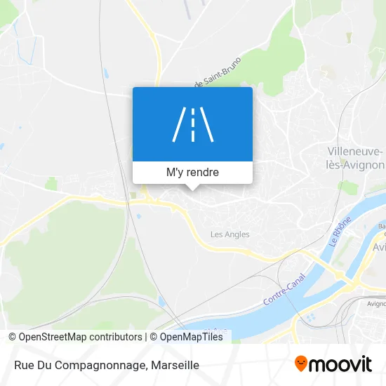 Rue Du Compagnonnage plan