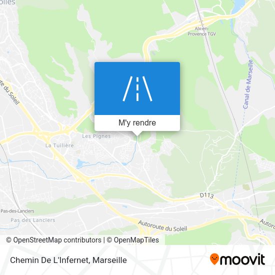 Chemin De L'Infernet plan