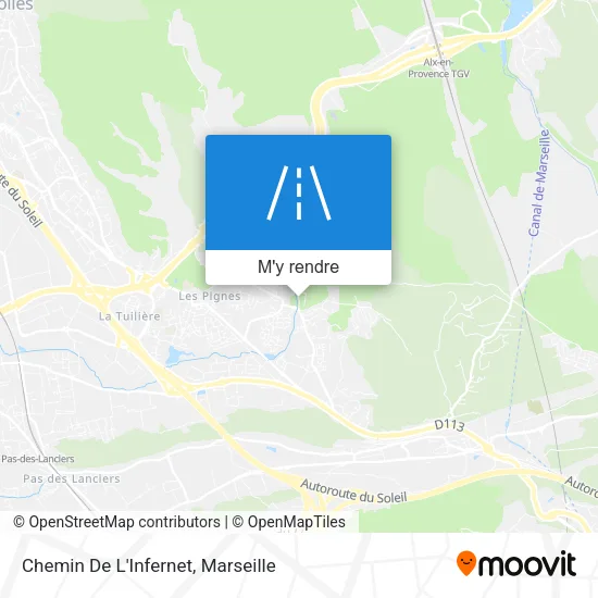 Chemin De L'Infernet plan