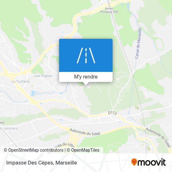 Impasse Des Cèpes plan