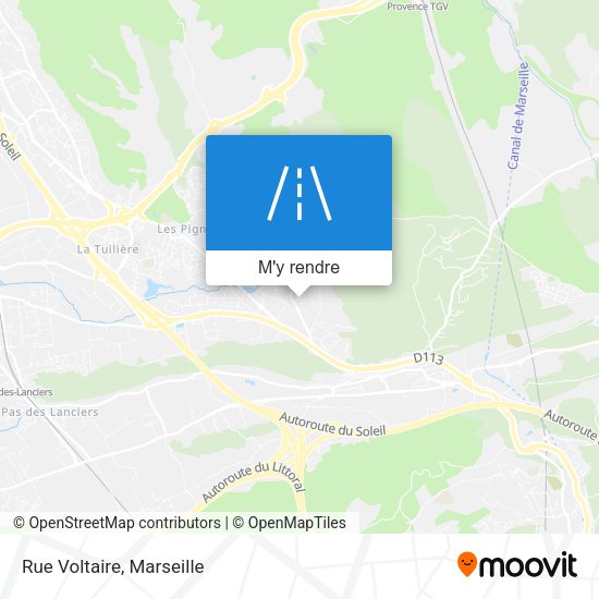 Rue Voltaire plan