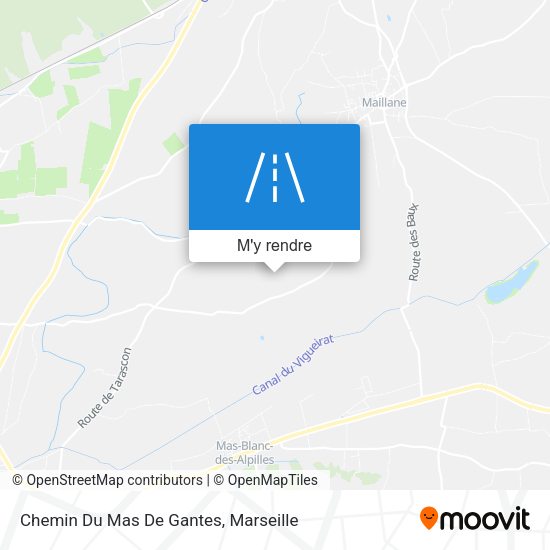 Chemin Du Mas De Gantes plan