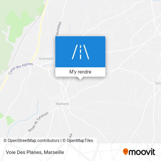 Voie Des Planes plan