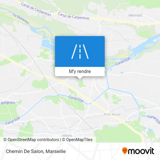 Chemin De Salon plan