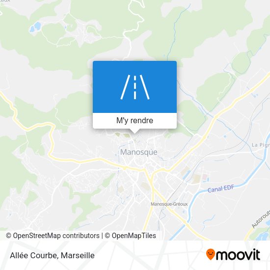 Allée Courbe plan