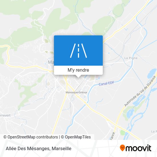 Allée Des Mésanges plan