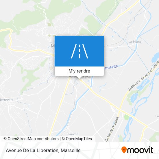 Avenue De La Libération plan