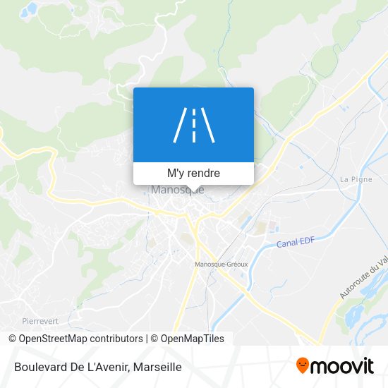 Boulevard De L'Avenir plan