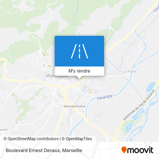 Boulevard Ernest Devaux plan