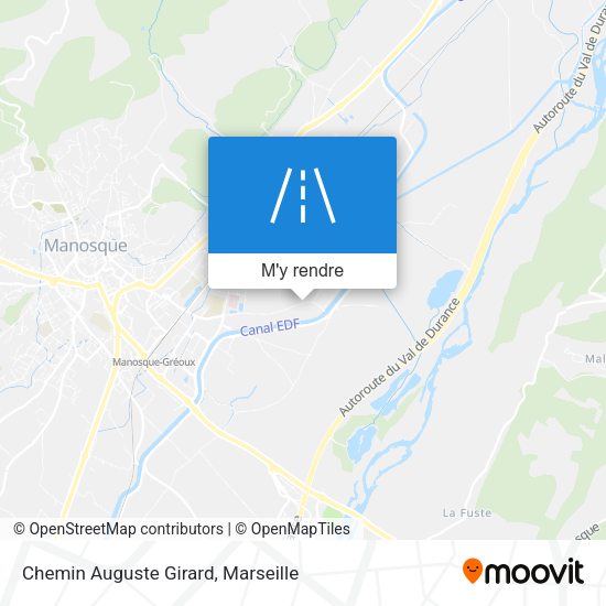 Chemin Auguste Girard plan