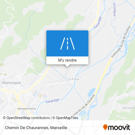 Chemin De Chaurannes plan