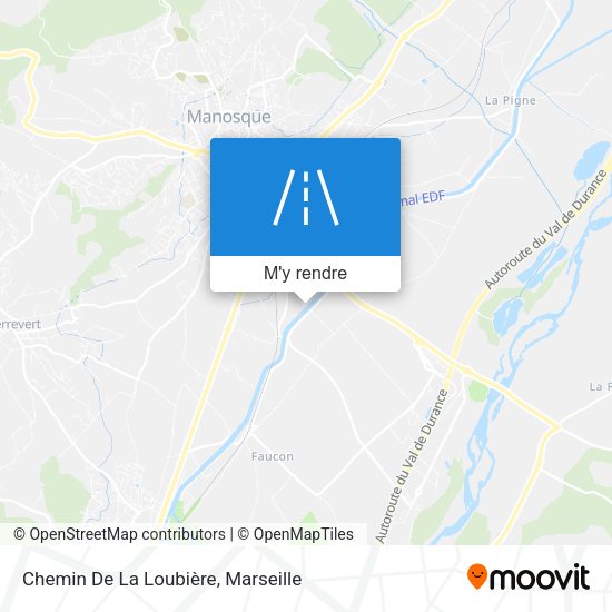Chemin De La Loubière plan