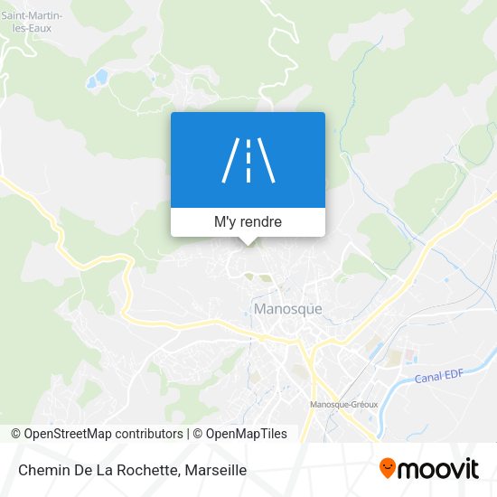 Chemin De La Rochette plan