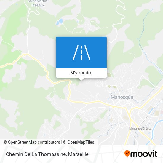 Chemin De La Thomassine plan