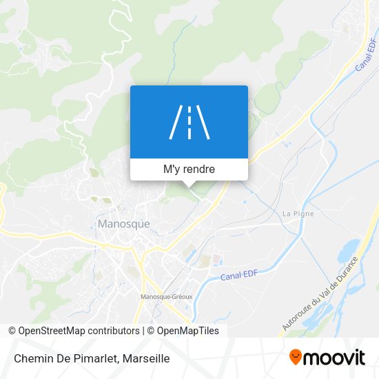 Chemin De Pimarlet plan